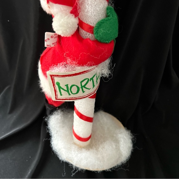 Vintage 1991 Annalee Mobilitee Doll 10”Santa Christmas North Pole - Picture 3 of 8